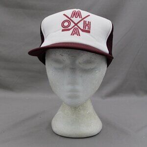 Vintage Screened Trucker Hat - Ontario Minor Hockey Association - Adutl Snapback